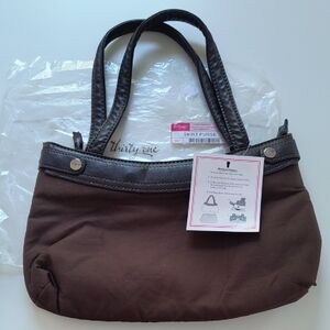 Thirty-One Skirt Purse Shoulder Bag with 2 Interchangeable Skirts